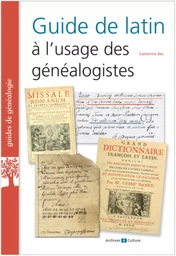 Guide de latin à l'usage des généalogistes