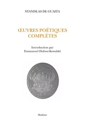 OEUVRES POETIQUES COMPLETES