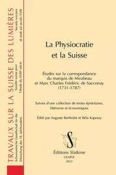 La Physiocratie et la Suisse