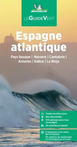 Guide Vert Espagne Atlantique -  - GUIDES TOURISTIQUES MICHELIN