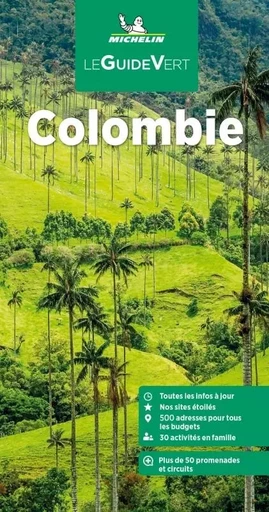 Guide Vert Colombie -  - GUIDES TOURISTIQUES MICHELIN