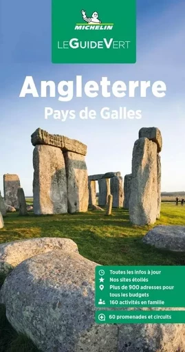 Guides Verts Angleterre, Pays de Galles -  - GUIDES TOURISTIQUES MICHELIN