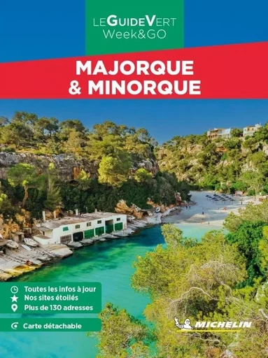 Guide Vert WE&GO Majorque & Minorque -  - GUIDES TOURISTIQUES MICHELIN