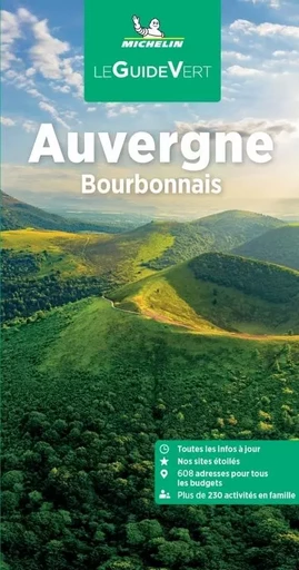 Guides Verts Auvergne -  - GUIDES TOURISTIQUES MICHELIN