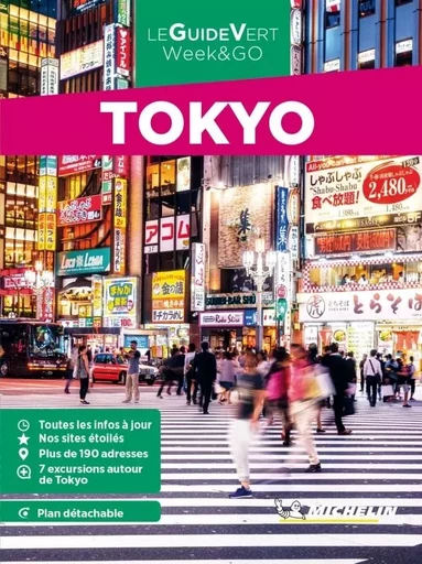 Guide Vert WE&GO Tokyo -  - GUIDES TOURISTIQUES MICHELIN