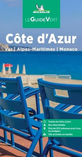 Guide Vert Côte d'Azur -  - GUIDES TOURISTIQUES MICHELIN