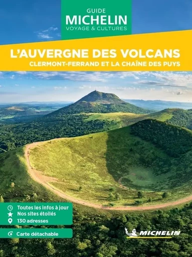 Guide Vert WE&GO L'Auvergne des Volcans -  - GUIDES TOURISTIQUES MICHELIN