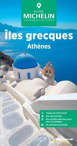 Guide Vert Îles grecques, Athènes -  - GUIDES TOURISTIQUES MICHELIN