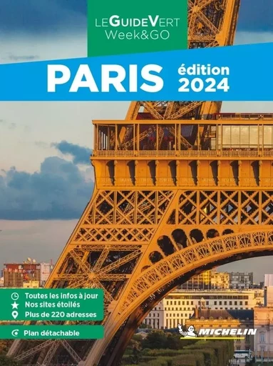 Guide Vert WE&GO Paris 2024 -  - GUIDES TOURISTIQUES MICHELIN