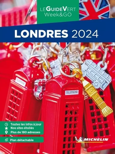 Guide Vert WE&GO Londres 2024 -  - GUIDES TOURISTIQUES MICHELIN