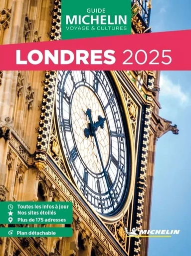 Guide Vert WE&GO Londres 2025 -  - GUIDES TOURISTIQUES MICHELIN