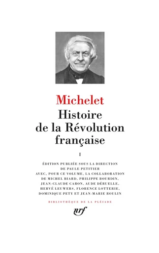 Histoire de la Révolution française - Jules Michelet - GALLIMARD