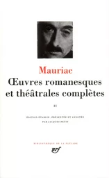 Œuvres romanesques et théâtrales complètes