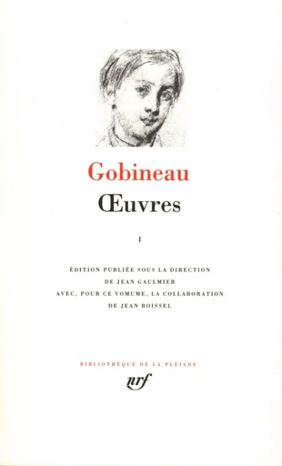 Œuvres - Arthur De Gobineau - GALLIMARD