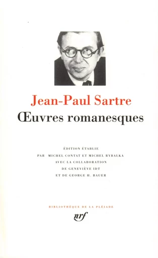 Œuvres romanesques - Jean-Paul Sartre - GALLIMARD