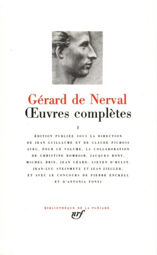 Œuvres complètes - Gérard deNerval - GALLIMARD