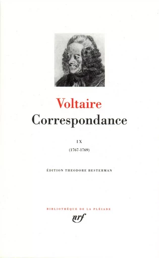 Correspondance -  Voltaire - GALLIMARD