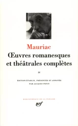 Œuvres romanesques et théâtrales complètes