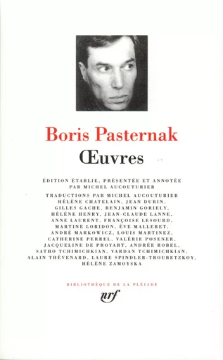 Œuvres - Boris Leonidovic PASTERNAK - GALLIMARD