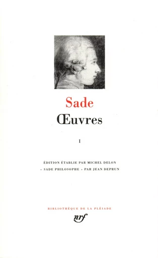 Œuvres - D.A.F. de Sade - GALLIMARD