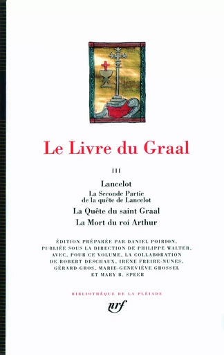 Le Livre du Graal -  Anonymes - GALLIMARD