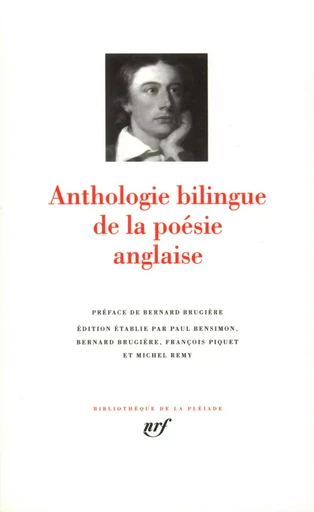 Anthologie bilingue de la poésie anglaise -  Collectifs - GALLIMARD