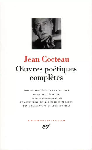 Œuvres poétiques complètes - Jean Cocteau - GALLIMARD