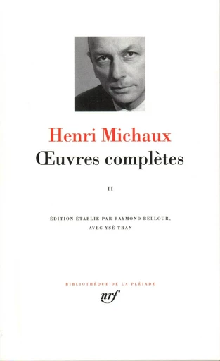 Œuvres complètes - Henri Michaux - GALLIMARD