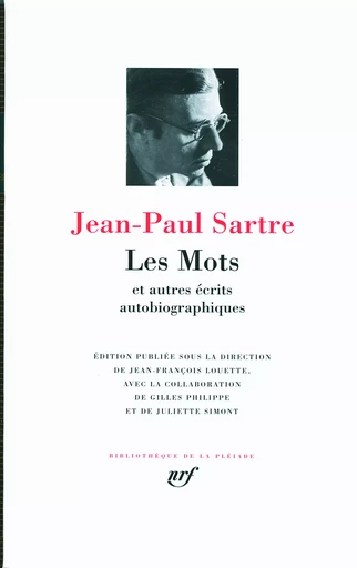 Les Mots et autres écrits autobiographiques - Jean-Paul Sartre - GALLIMARD