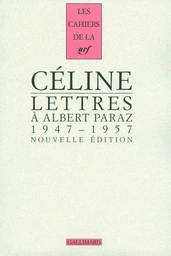 Lettres à Albert Paraz