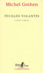 Feuilles volantes