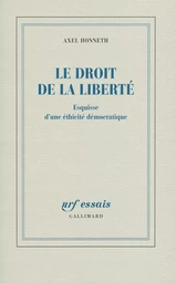 Le droit de la liberté