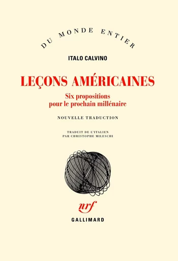 Leçons américaines - Italo Calvino - GALLIMARD