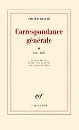 Correspondance générale