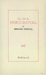 Du côté de Port-Royal