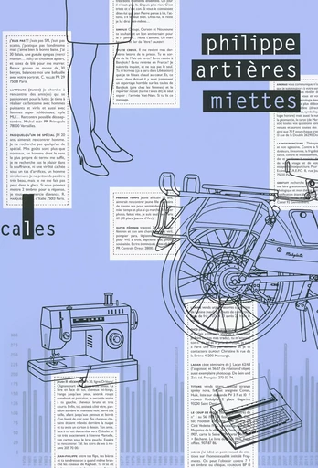 Miettes - Philippe Artières - VERTICALES