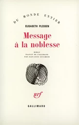 Message à la noblesse