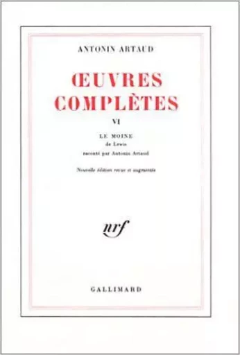 Œuvres complètes - Antonin Artaud - GALLIMARD