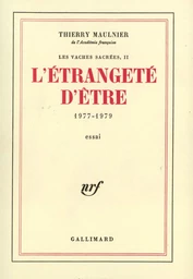 L'étrangeté d'être