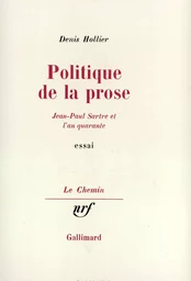 Politique de la prose