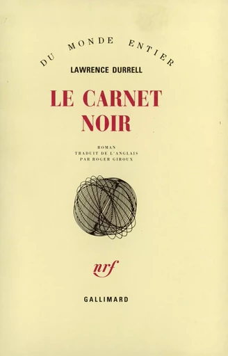 Le Carnet noir - Lawrence Durrell - GALLIMARD