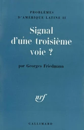 Signal d'une troisième voie ?