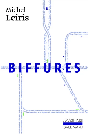 Biffures - Michel Leiris - GALLIMARD