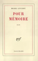 Pour mémoire