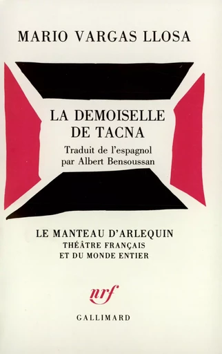 La demoiselle de Tacna - Mario Vargas Llosa - GALLIMARD