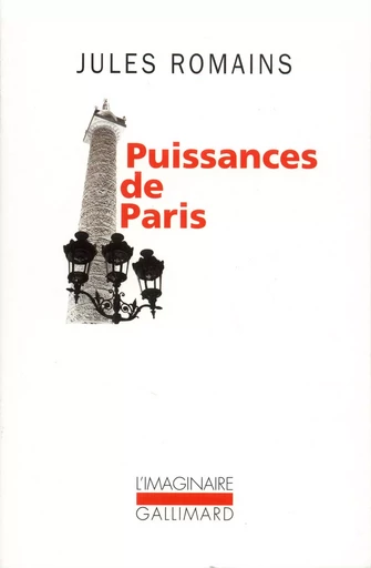 Puissances de Paris - Jules Romains - GALLIMARD