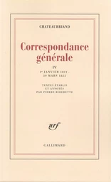 Correspondance générale