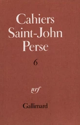 Cahiers Saint-John Perse