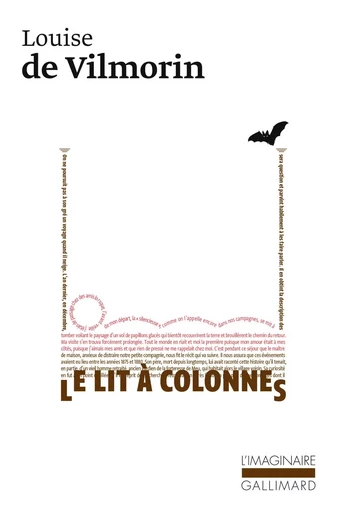 Le Lit à colonnes - Louise de Vilmorin - GALLIMARD