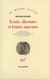 Essais, discours et lettres ouvertes